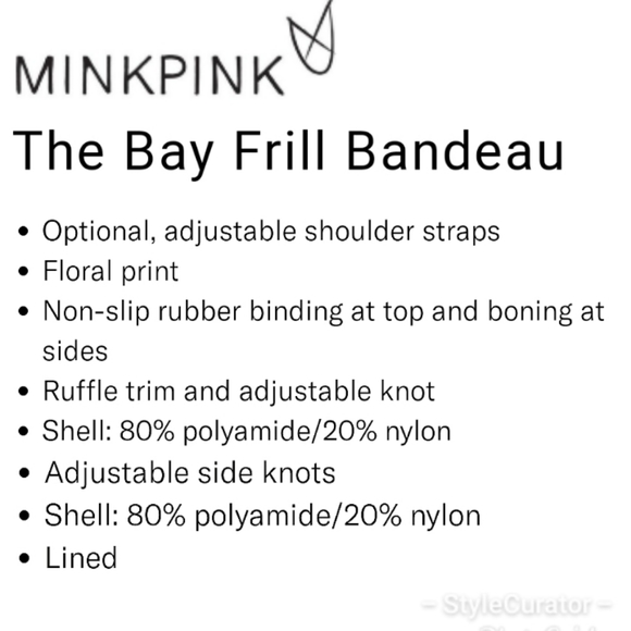 🆕️ MINKPINK Bay Frill front knot bikini set - Picture 5 of 7